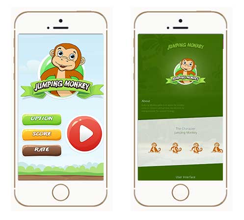 Jumping Monkey Game, Mobile Game, Android Games