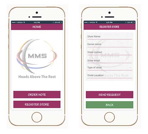 MMSMobile logo, mobile app, e-Commerce,erp, Mobile Apis, Web-Service,